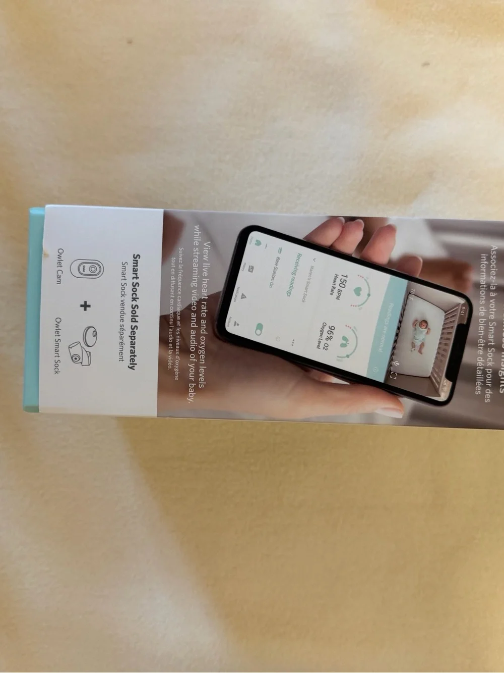 Owlet Smart Baby Monitor Camera - White